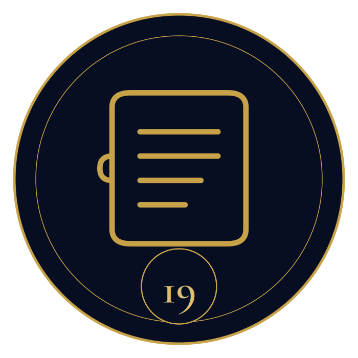 Chapter 19 ornament