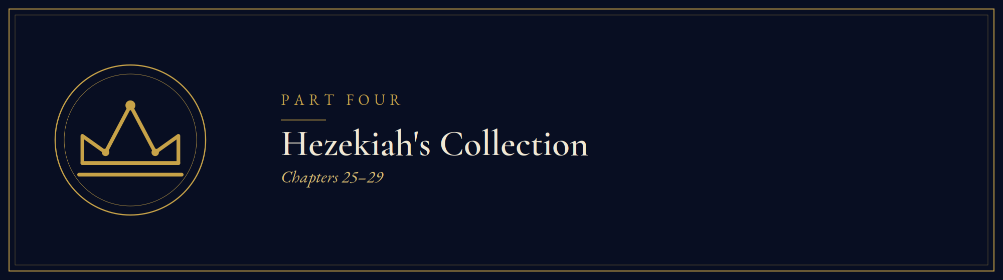 Hezekiah's Collection